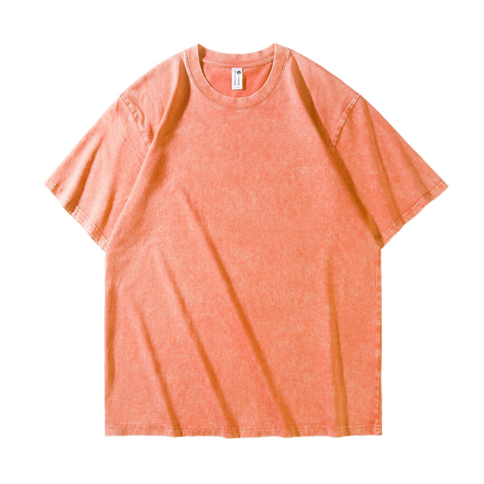 Japanese-style Retro Washed Old Snowflake Cotton Short Sleeve Women