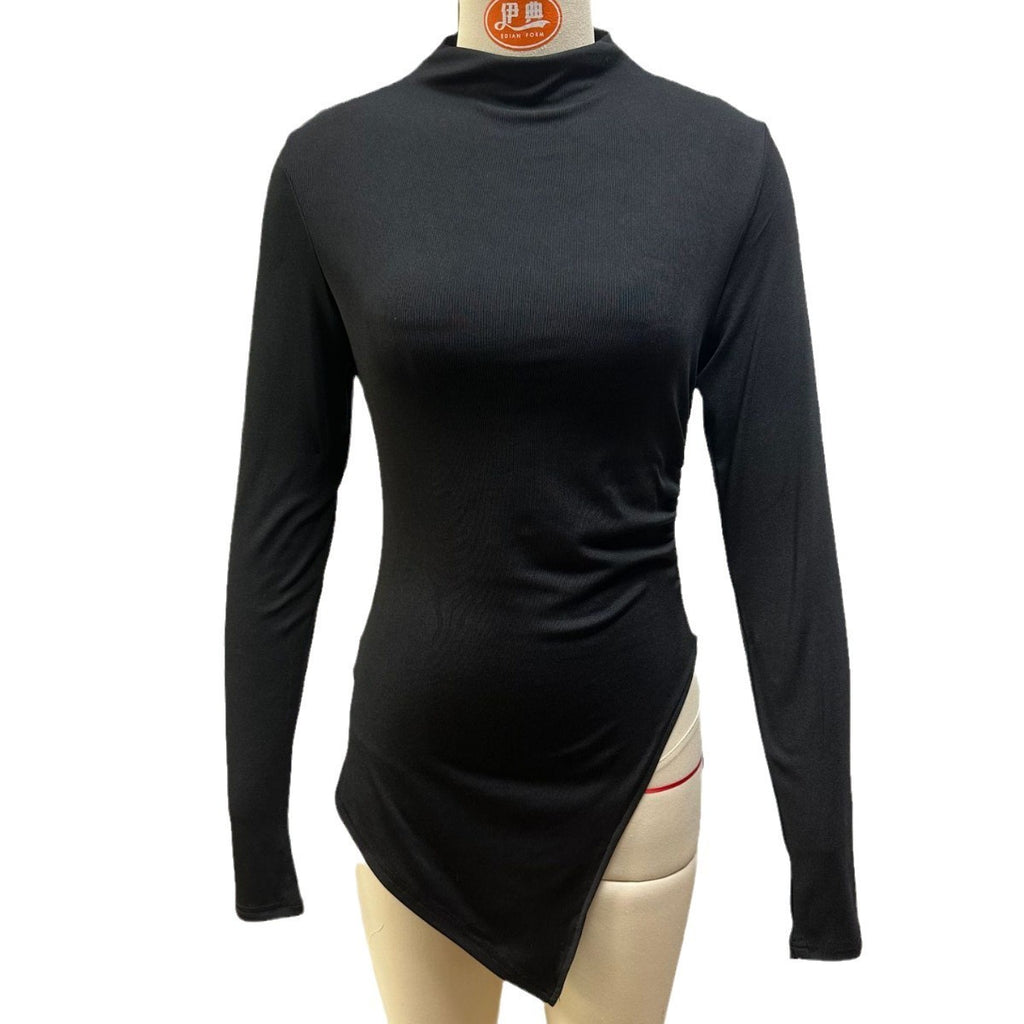 Half Turtleneck Slim Fit Pullover Bottoming Shirt